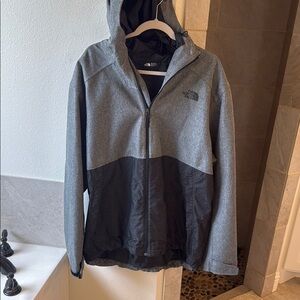 The North Face Men's Gray and Black Jacket